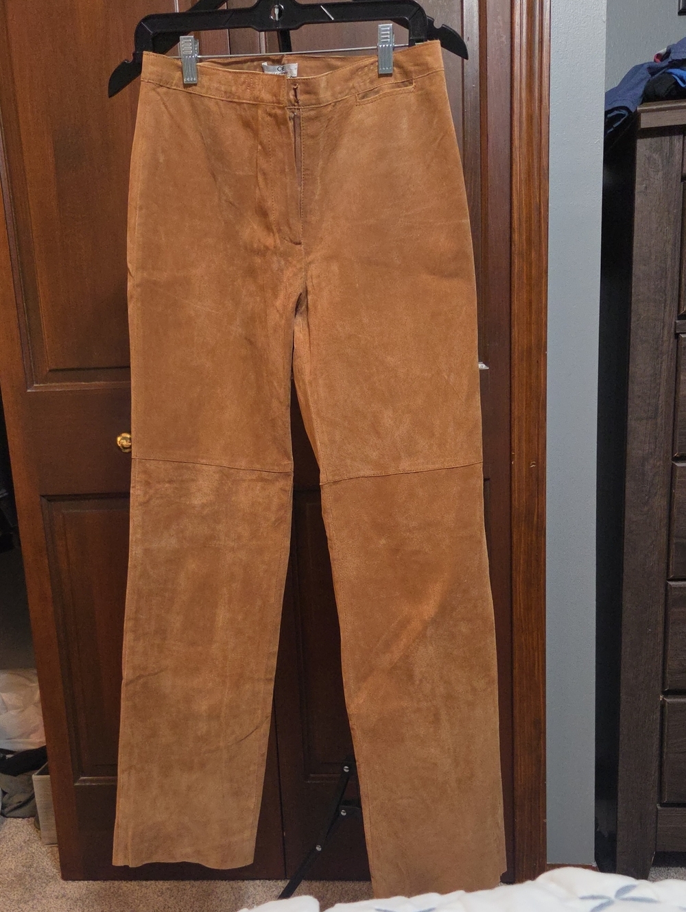 Vintage C&E Lifestyle Suede Tan Brown Pants